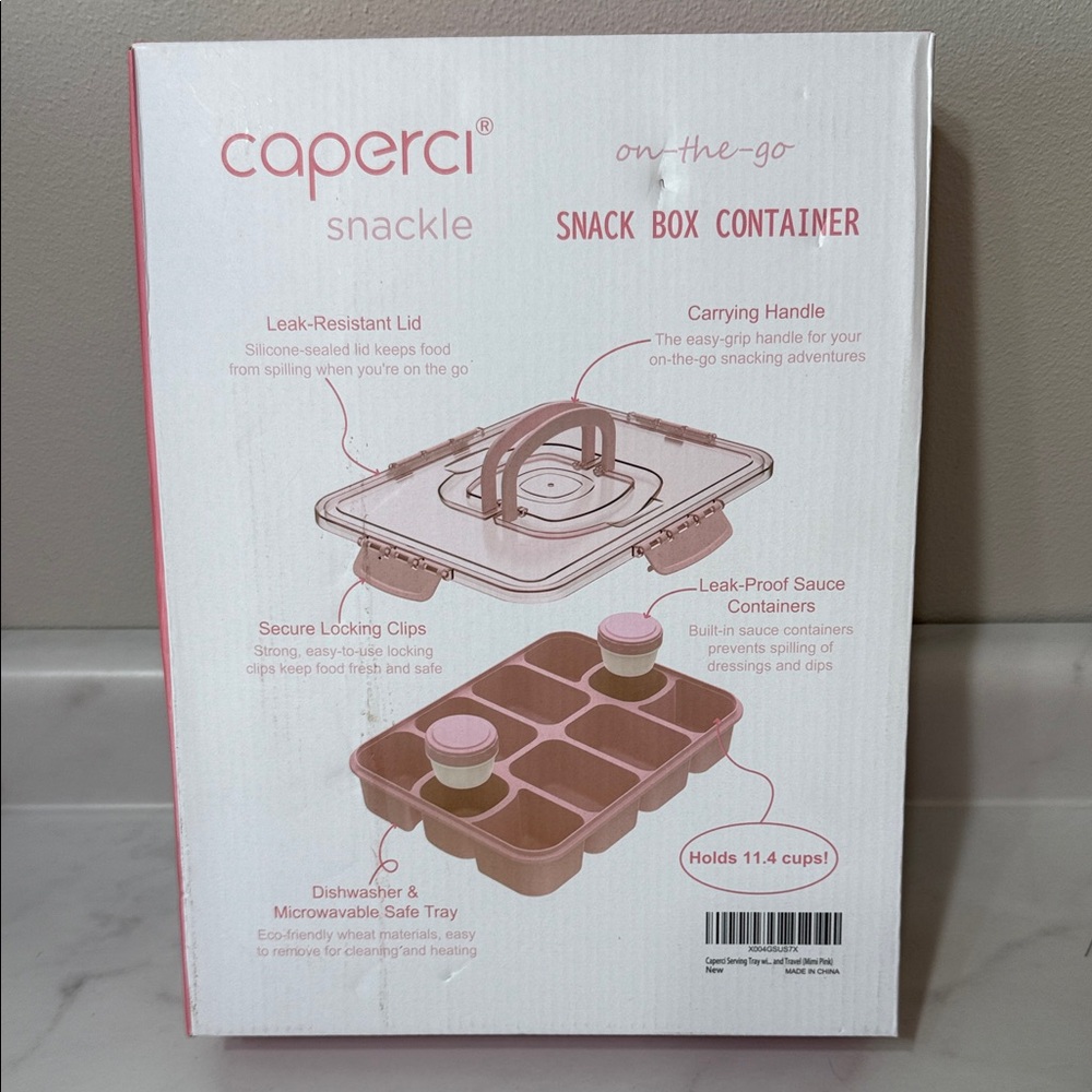 Caperci Snackle Snack Box Container - Picture 2 of 2
